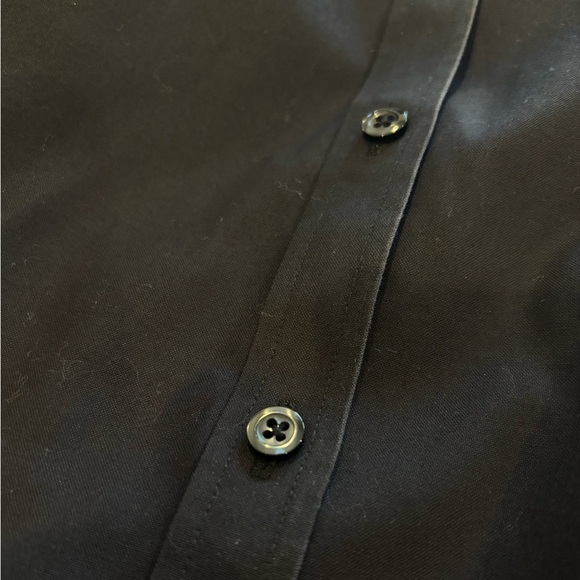 Brooks Brothers Women’s Fitted Non Iron Stretch Blouse Shirt Size 14 Black - Picture 4 of 6